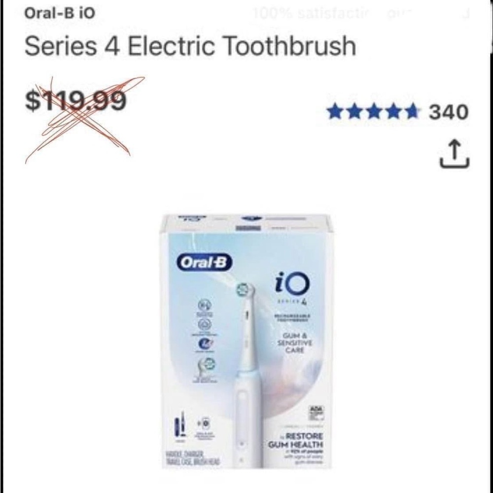 Oral-B iO Series 4 Electric Toothbrush